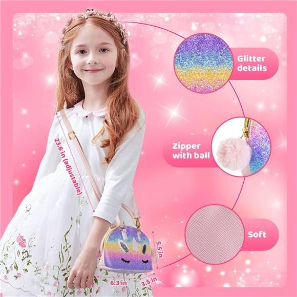 Kids Makeup Kit for Girl-Washable Makeup for Kids with Colorful Unicorn Bag - Picture 5 of 6